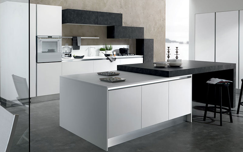   Cucina Moderna TreO G laminato nobilitato - Centro Cucine Team Ferrara